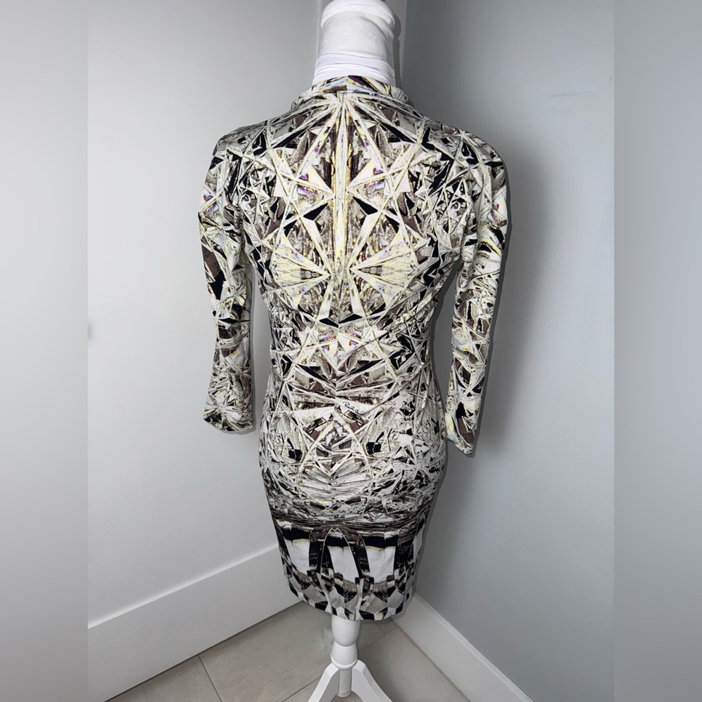 Roberto Cavalli Geometric Python Print Mini Dress… - image 5